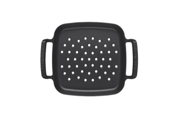 Image of Le Creuset Alpine Outdoor Collection - Square Grill Basket, Matte Black, 12in, 20271030000001