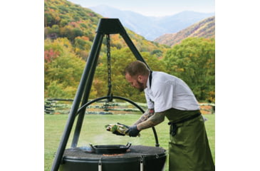 Image of Le Creuset Alpine Outdoor Collection - Square Grill Basket, Matte Black, 12in, 20271030000001