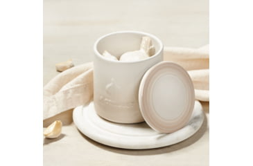 Image of Le Creuset Signature Garlic Keeper, Meringue, 14oz, 70845142716001