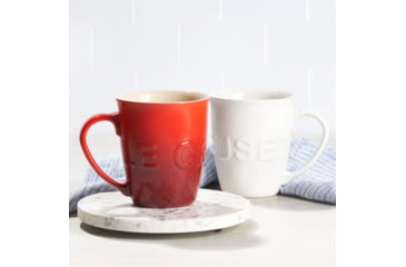 Image of Le Creuset XL Logo Mug, White, 20 oz, 70330158010000