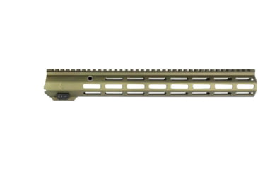 Image of Lead &amp; Steel Arc Ar15/M16 Free Float Handguard, 15in, Olive, ARC-HG-15-ODG