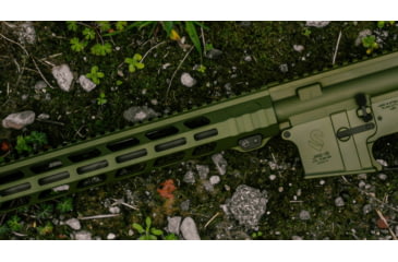 Image of Lead &amp; Steel JAG Ar15/M16 Free Float Handguard, Olive, JAG-HG-15-ODG