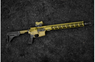 Image of Lead &amp; Steel JAG Ar15/M16 Free Float Handguard, Olive, JAG-HG-15-ODG