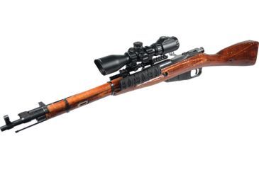 Image of Leapers 2-7x44 30mm Long Eye Relief Scout Rifle Scope w/Glass IE Mil-Dot MaxStrength QD Rings, SCP3-274LAOIEW