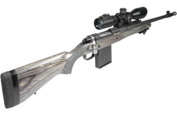 Image of Leapers 2-7x44 30mm Long Eye Relief Scout Rifle Scope w/Glass IE Mil-Dot MaxStrength QD Rings, SCP3-274LAOIEW