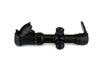 Image of Leapers 30mm 1-4.5x28 Circle Dot CQB Rifle Scope w/Glass IE Reticle and Lever Lock QD Rings SCP3-145IECDQ