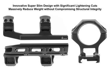 Image of Leapers ACCU-SYNC 30mm Medium Pro 50mm / Offset Picatinny Rings AIR31850