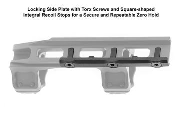Image of Leapers ACCU-SYNC 30mm Medium Pro 50mm / Offset Picatinny Rings AIR31850