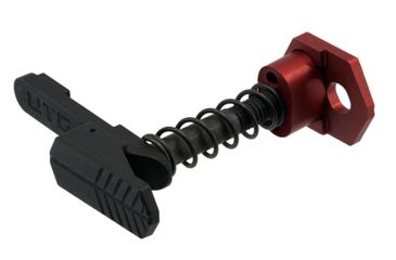Image of Leapers Ambidextrous Extended Magazine Release for AR15, Matte Red TLT-TKSMRR