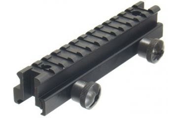 Image of Leapers AR-15 Deluxe Riser Mount with Picatinny and STANAG Dimension -Not See-thru MNT-A95
