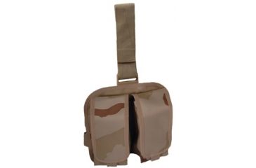 Image of Leapers Deluxe Adjustable Rifle Mag Pouch-Double Drop-Leg Mag Pouch-Six Mags Max PVC-LP604D
