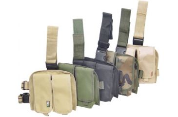 Image of Leapers Deluxe Adjustable Rifle Mag Pouch-Double Drop-Leg Mag Pouch-Six Mags Max PVC-LP604C