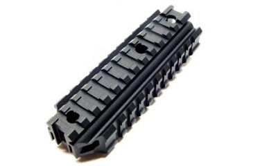 Image of Leapers Deluxe See-Thru Carry Handle Mount with Picatinny Tri-Rails and STANAG Dimension MNT-993TR