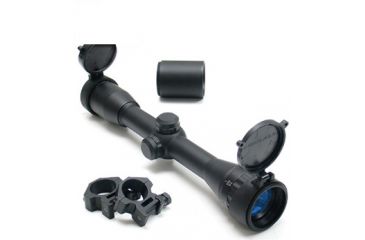 Image of Leapers Golden Image Master Sniper 4X32 Full Size A.O. Range Estimating Mil-Dot Scope SCP-432AOMDTS