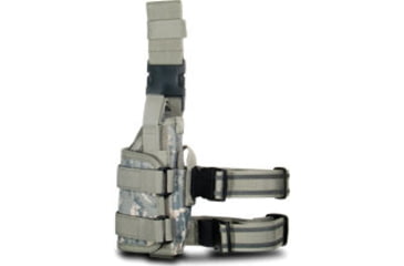 Image of Leapers Adjustable Law Enforcement Tactical Leg Holster for Pistol/Flashlight/Laser Accessories Army Digital