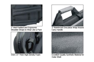 Image of Leapers Homeland Security 2-Rifle Case MC38B