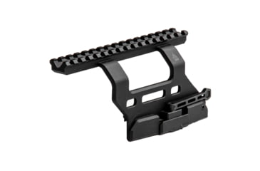 Image of UTG, Inc. - UTG Accu-Sync, Picatinny Mount, Fits AK Platforms with Standard Receiver Side Rails, Universal Fit, Anodized Finish, Black, 6061-T6 Aluminum Construction MT-UAK01