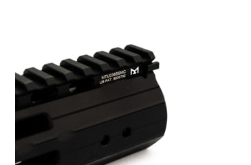 Image of Leapers M-LOK M and P10 17 in Super Slim Free Float Handguard, Black MTU038SSMC, EDEMO6