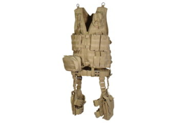Image of Leapers UTG Modular 10pc Tactical Vest - Desert Tan PVC-V747KTT