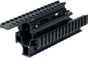 Image of Leapers UTG Model 47 2-Piece Tactical Quad Rail Interlocking System with Quick Fit Features MNT-T478S