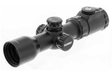 Image of Leapers OP3 1.5-6X36 Crossbow Scope, AO, RGB, 130 Hunter BDC, Black OP3-G1563CRWQ