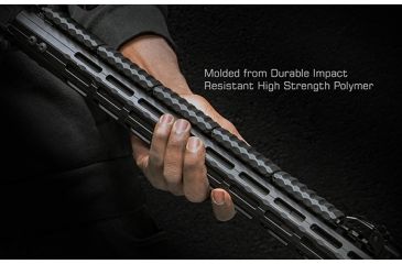 Image of Leapers Profile Picatinny Panel Covers, 2.7 inches Black, 6/Pack RB-HP27B