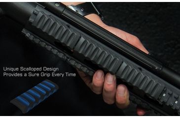 Image of Leapers Profile Picatinny Panel Covers, 2.7 inches Black, 6/Pack RB-HP27B