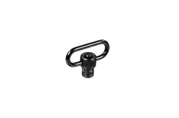 Image of Leapers UTG Standard Duty Push Button QD Sling Swivel w/1.25in Loop TL-QDSW08B