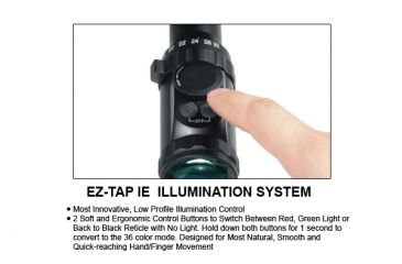 Image of Leapers UTG 1.5-6x44mm Rifle Scope w/ Illuminated 36-Color Mil-Dot Reticle SCP3-U156IEW