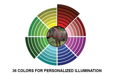 Image of Leapers UTG 1.5-6x44 Illuminated Rifle Scope w/ 36-Color Mil-Dot Reticle SCP3-U156IEW