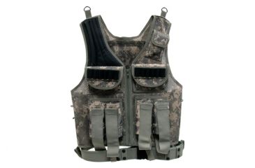 Image of Leapers UTG Sport Deluxe Multifunctional Tactical/Scenario Vest Army Camo