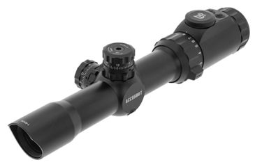 Image of Leapers UTG MRC Rifle Scope, 1-8x28mm, 30mm Tube, Second Focal Plane, BG4 Reticle, Black, SCP3-18IEBG4