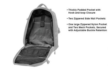 Image of Leapers UTG 1-Day Situational Preparedness Back Pack,Black PVC-P124B