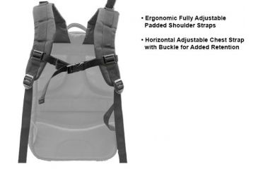 Image of Leapers UTG 1-Day Situational Preparedness Back Pack,Black PVC-P124B