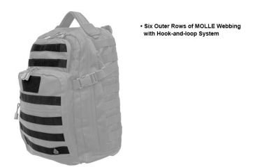 Image of Leapers UTG 1-Day Situational Preparedness Back Pack,Black PVC-P124B