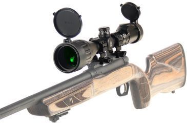 Image of Leapers UTG 1 in. 3-9X50 AO True Hunter IE Scope with Zero Locking-Reset WE, Rings and Sunshade, x000D SCP-U395AOIEW