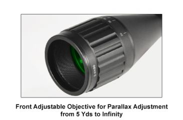 Image of Leapers UTG 1 in. 3-9X50 AO True Hunter IE Scope with Zero Locking-Reset WE, Rings and Sunshade, x000D SCP-U395AOIEW