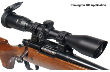 Image of Leapers UTG 1in 3-9X40 TF2+ Rifle Scope RG2W1154 with MS Picatinny Rings SCP-U394FWT2