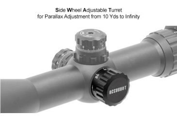 Image of Leapers UTG 2-16x44 30mm Multirange AO Rifle Scope, 36-color UMOA Reticle, SCP3-216UMOA