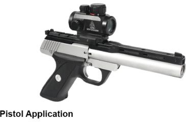 Image of Leapers UTG 2.6in ITA Red/Green Micro Dot Sight with Integral QD Picatinny Mount, SCP-DS3026W