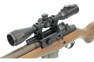 Image of Leapers UTG 3-12X40 1 in. Hunter Scope, AO, 36-Color Mil-dot, QD Rings, _x000D_ SCP-U312AOIEW