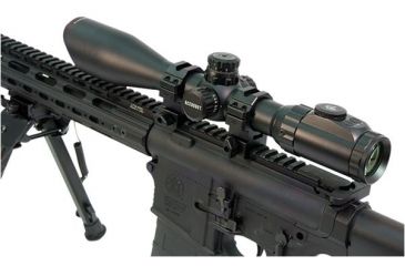 Image of Leapers UTG 3-12X44 30mm Rifle Scope, AO, 36-Color Glass Mil-Dot, QD Rings, _x000D_ SCP3-UG312AOIEW