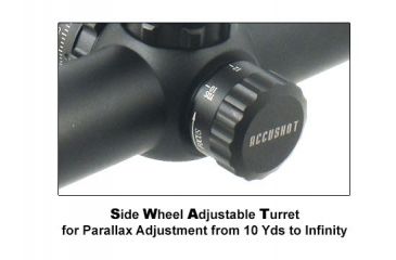 Image of Leapers UTG 3-12X44 30mm Rifle Scope, AO, 36-Color Glass Mil-Dot, QD Rings, _x000D_ SCP3-UG312AOIEW