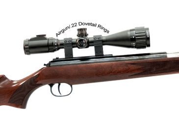 Image of Leapers UTG 3-9x40 1in Hunter Scope,AO,36-color Mil-dot, Airgun Rings, _x000D_ SCP-U394AOIED