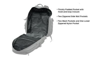 Image of Leapers UTG 3-Day Situational Preparedness Back Pack,Black PVC-P372B