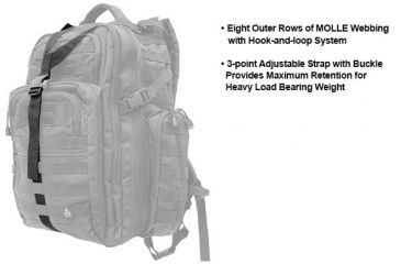 Image of Leapers UTG 3-Day Situational Preparedness Back Pack,Black PVC-P372B