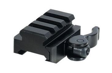 Image of USED Leapers UTG 3-Slot QD Lever Mount Adaptor and Riser, Medium Profile, Black, MNT-RSQD403, EDEMO1
