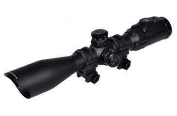 Image of Leapers UTG 1.5-6x44 Illuminated Rifle Scope w/ Glass-Etched Mil-Dot Reticle SCP3-UG156IEW