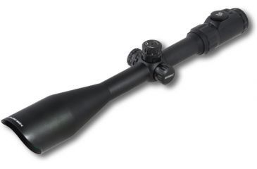 Image of Leapers UTG 30mm 8-32x56 36 Color/IE Scope, SWAT AO, Etched Mil-dot, EZ-TAP, RG2W3224 Rings SCP3-UG832AOIEW