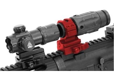 Image of Leapers UTG 30mm Flip-to-Side, Picatinny/Weaver QD Ring Mount, _x000D_ RG-MF30QS